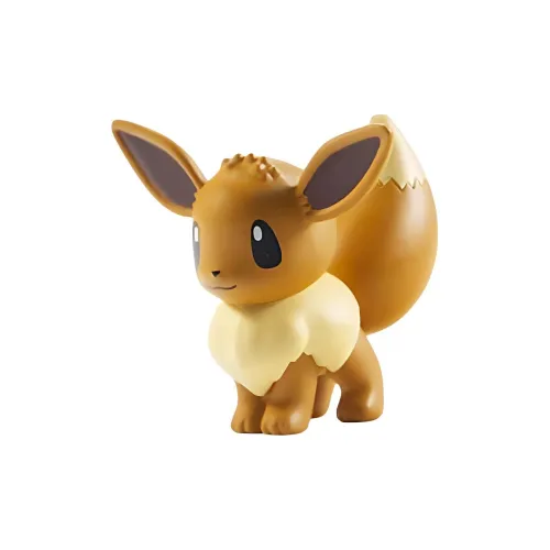 TAKARA TOMY Pokémon Mini Plush Hobby Model Ornament Toy Small Elf Eevee Chibi Figures