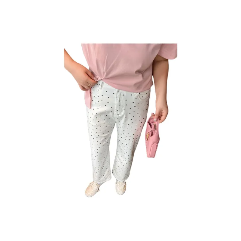 DAMABAIFENBAI Jeans Women's White-2