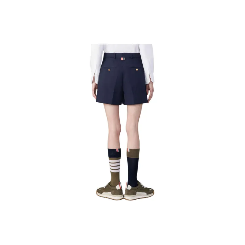THOM BROWNE 4 Bar tab Tailored Shorts-2