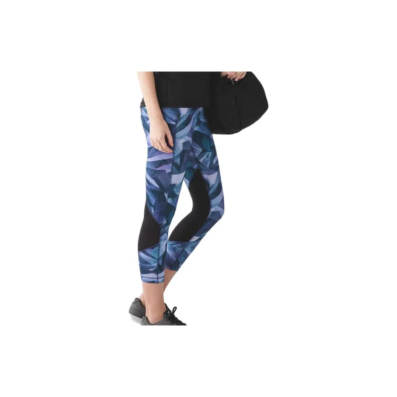 Lululemon Pace Rival Athletic Trousers Women's Blue Mixed Color-2