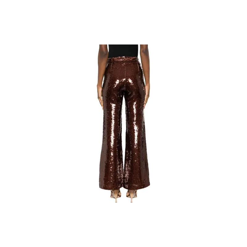 Sabina Musayev Sequin Embellished Flared Trousers-1