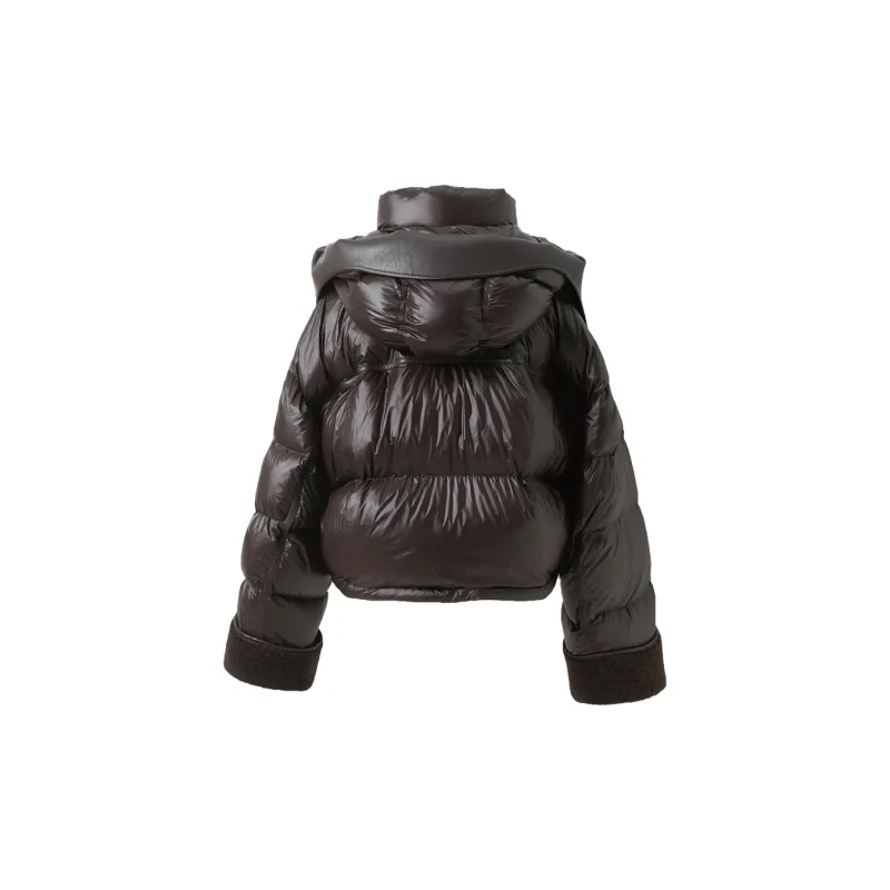 3COLOUR Down Jacket Women's Hazelnut Brown-1