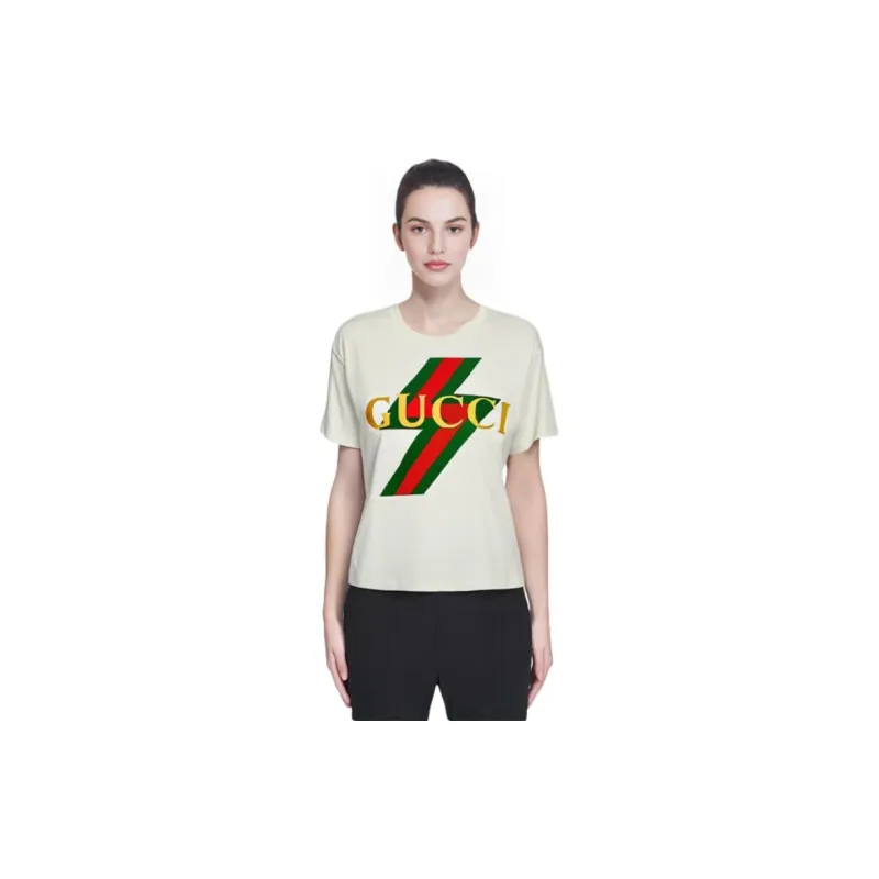 GUCCI T Shirts Women's Beige-5