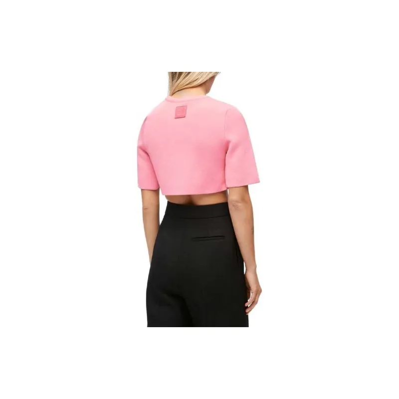 LOEWE Short Sleeved Cropped Top-3
