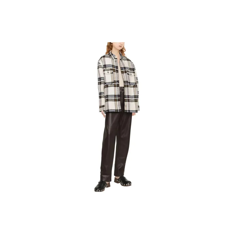 ISABEL MARANT ETOILE Every Checked Padded Jacket-1
