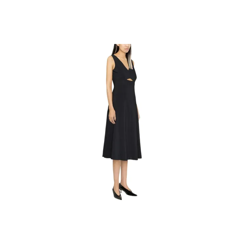 THEORY Sleeveless Dresses Women's Black-3