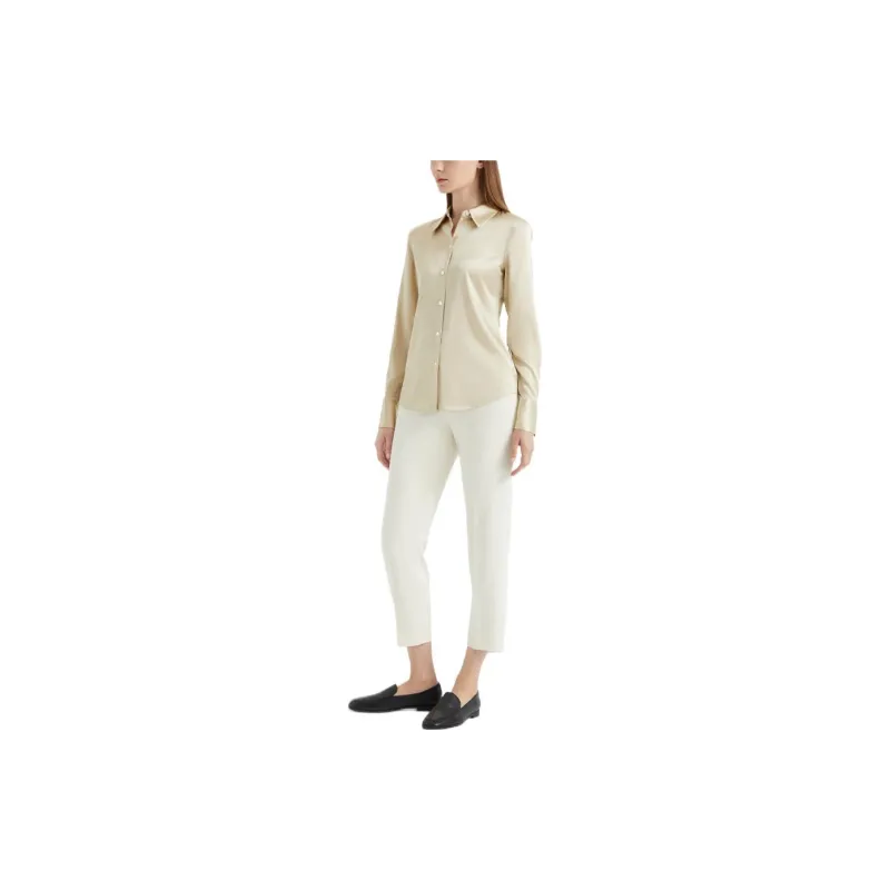 THEORY Shirts Women's Champagne-1