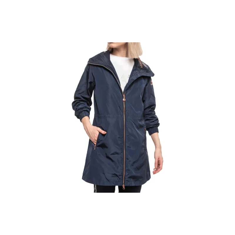 EMPORIO ARMANI Trench Coat Women's Blue-1