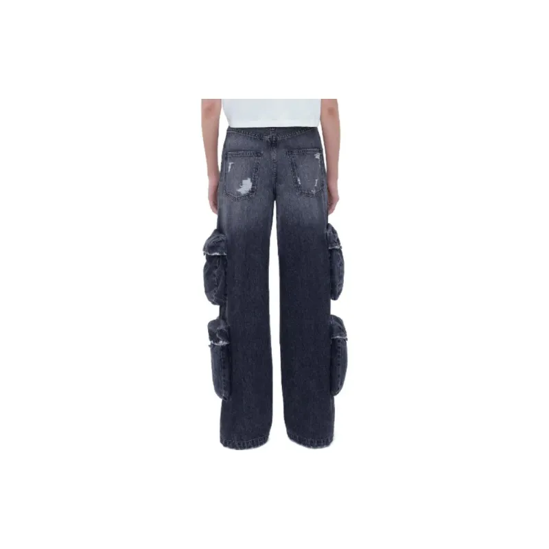 AMIRI Baggy Cargo Jean 'Aged Black'-2