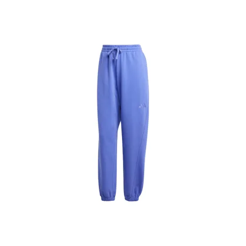 Loose X Adidas Sportswear Knitted Sweatpants Women's Semi-Cobalt Blue