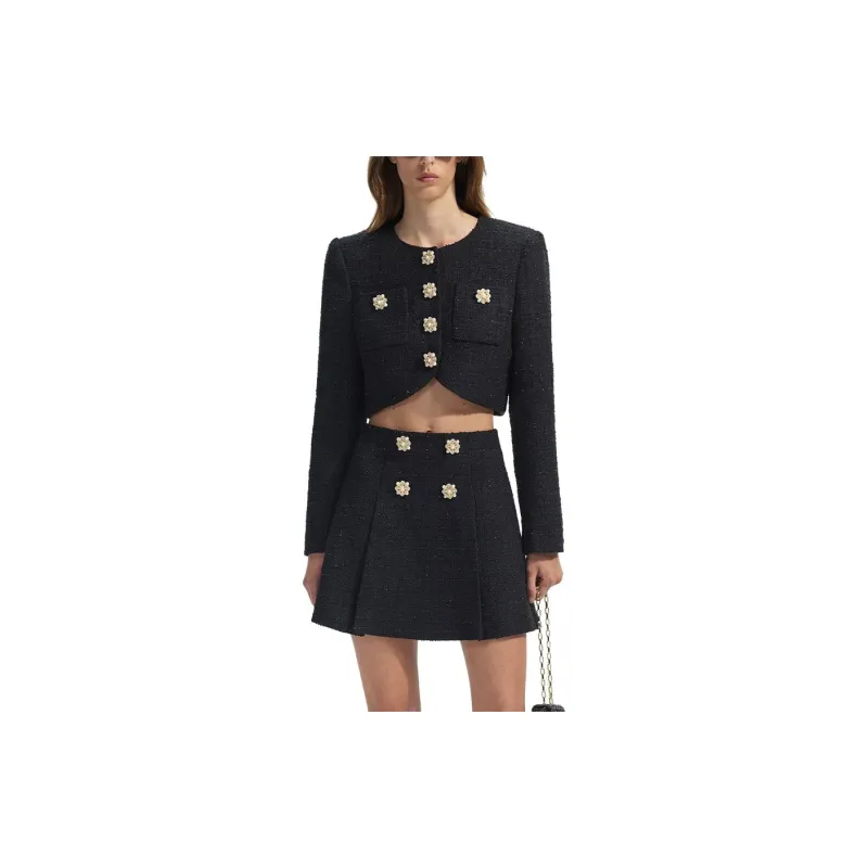 Self portrait Knitwear Women's Classic Black-1