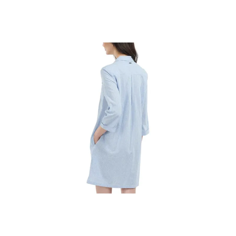 BARBOUR Long-Sleeved Dresses Women's Blue-3