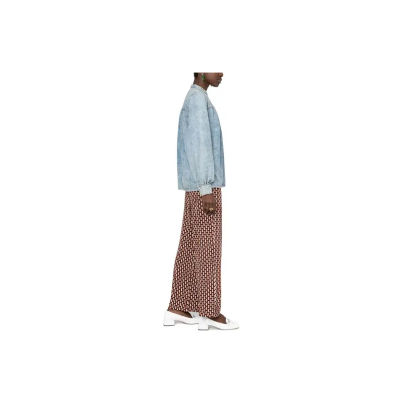 GANNI Shirts Women's Blue-4