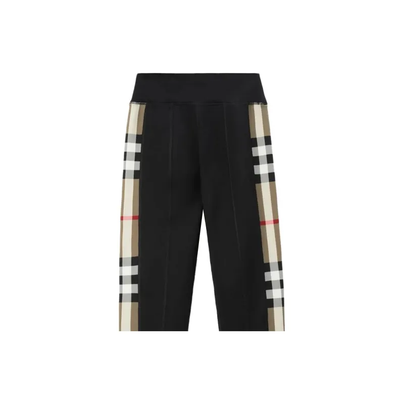 Burberry Check Print Leggings 'Black'-4