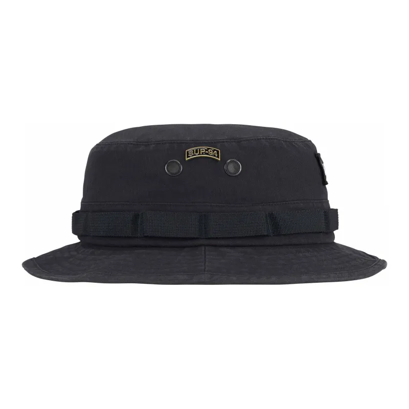 Supreme Cotton Bucket Hats Unisex Black-1