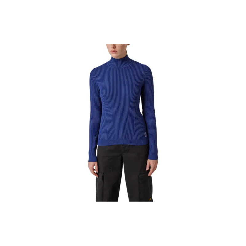 PARAJUMPERS Logo patch Ribbed Jumper-3