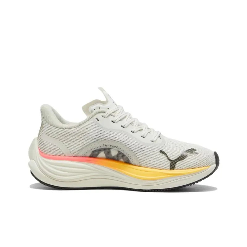 PUMA Velocity Nitro 3 Low Top Running Shoes Women's Gray White-1