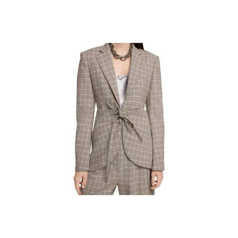 Paco Rabanne Plaid Check Fitted Jacket-3