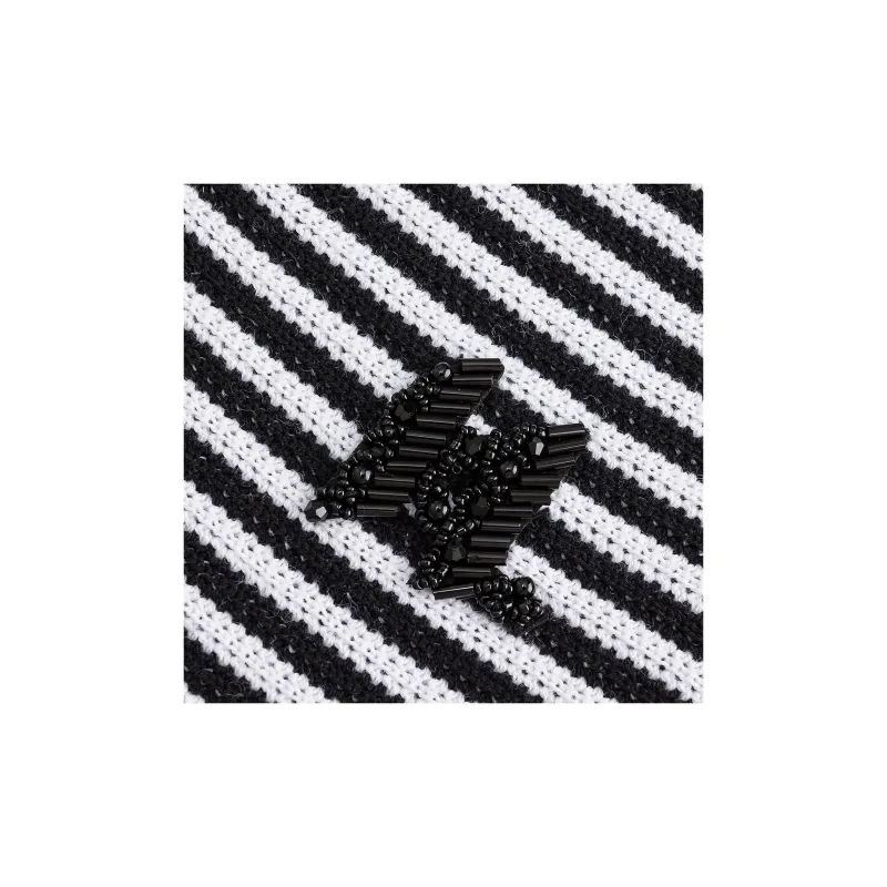 KARL LAGERFELD SS24 Knitwear Women's Black White-4