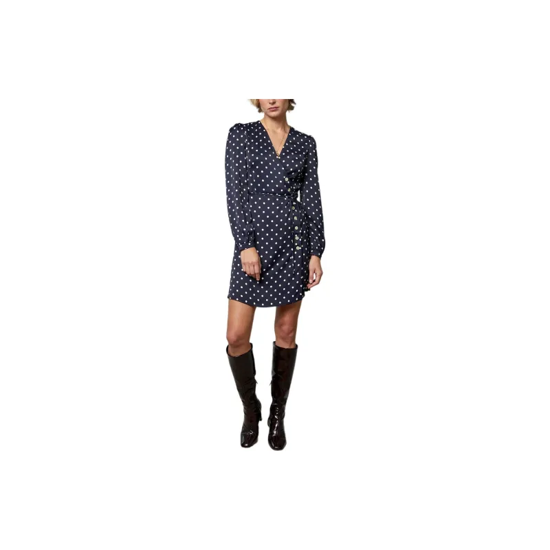 Rouje GABINETTE DRESS Long-Sleeved Dresses Women's Marine Blue-1