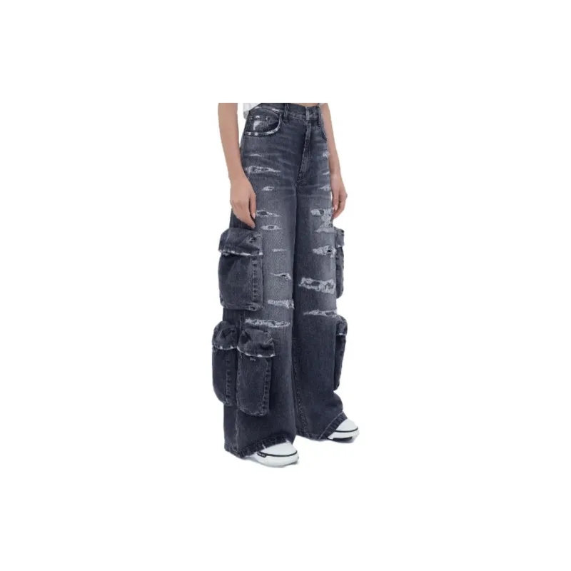 AMIRI Baggy Cargo Jean 'Aged Black'-3