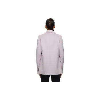 Self-portrait Coats Women's Light Pink Purple