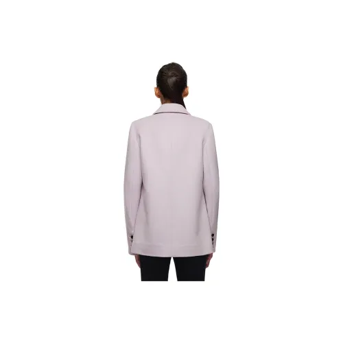 Self-portrait Coats Women's Light Pink Purple