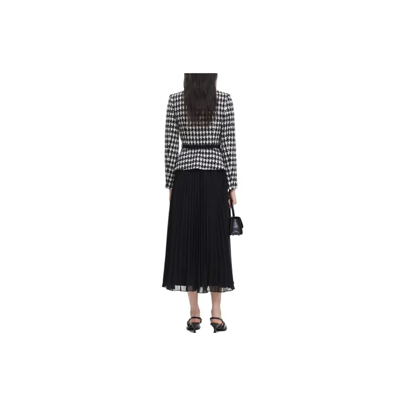 Self portrait Long Sleeved Dresses Women's Black-2