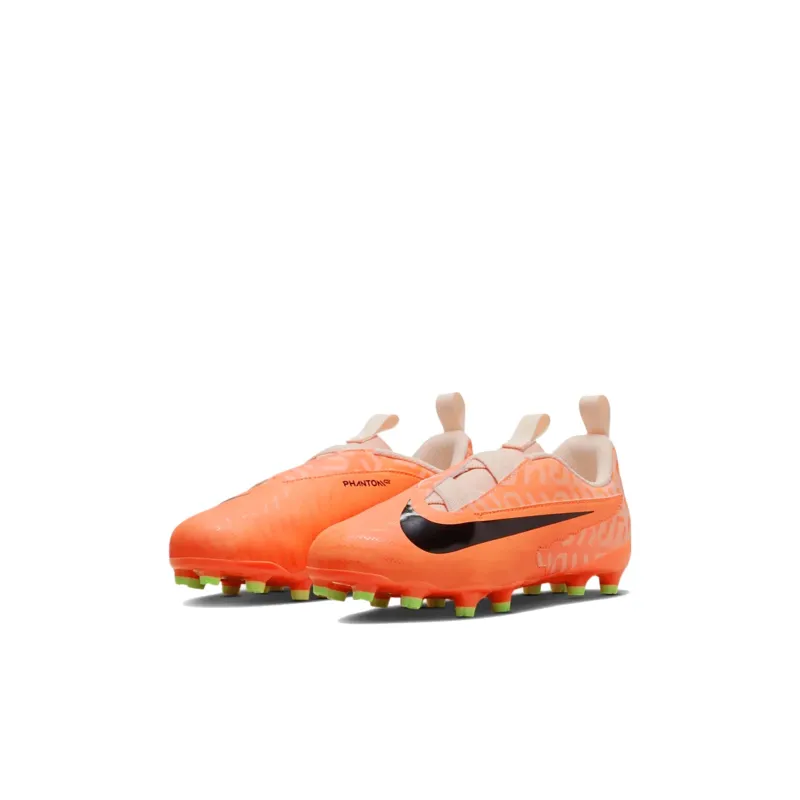Nike Phantom GX Academy Jr. Phantom GX Academy Slip Resistant Low Top Kids' Soccer Shoes Orange Black Kids-6