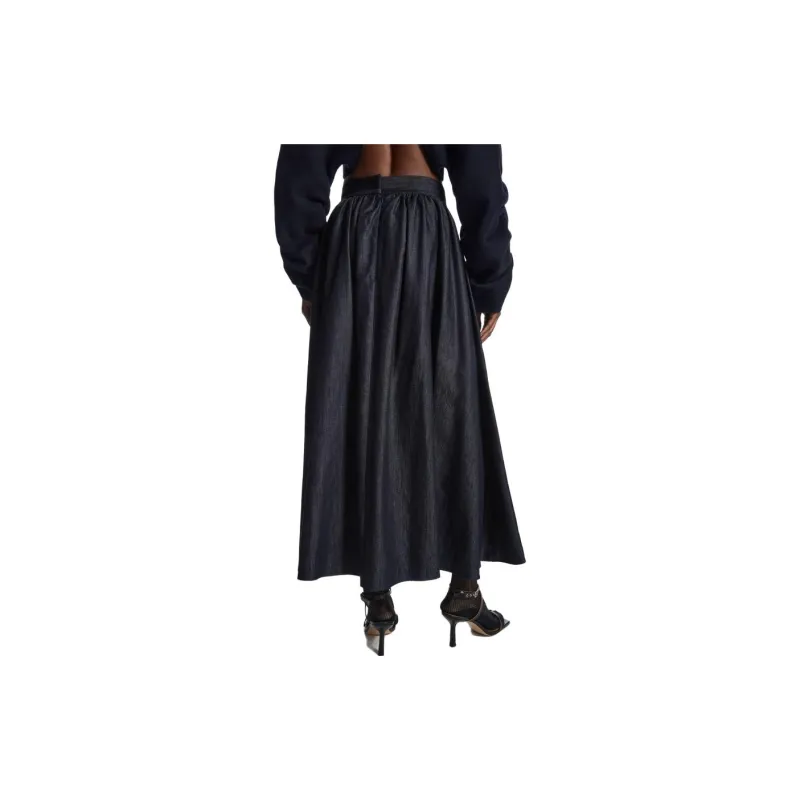 COS Casual Long Skirts Women's Indigo-3