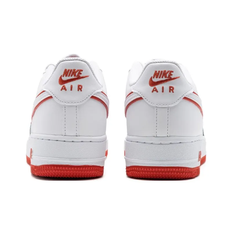 Nike Air Force 1 Low White Picante Red GS-3