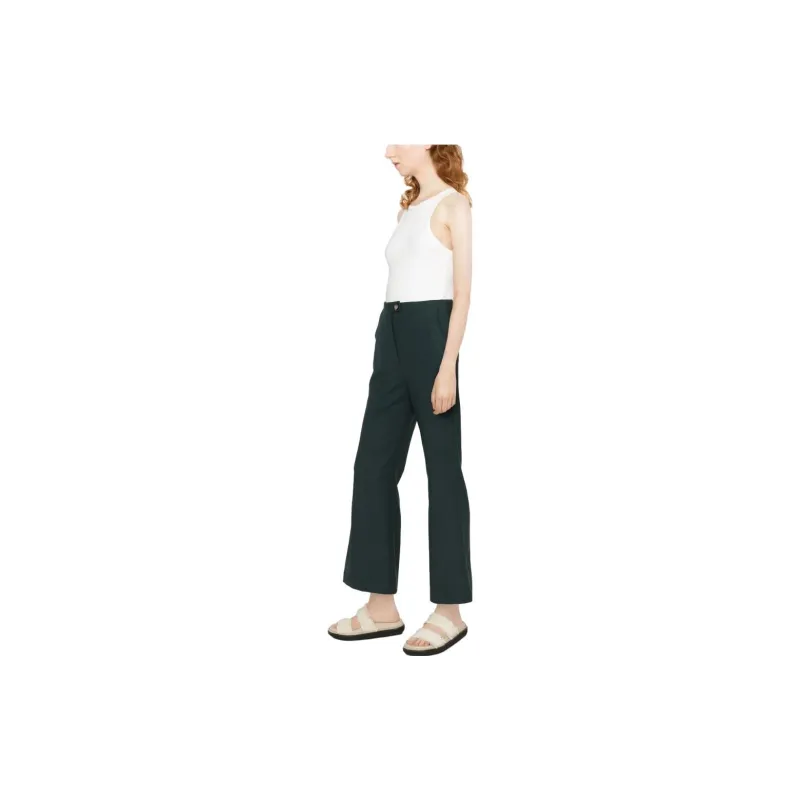 NANUSHKA Kyma Cropped Kick flare Trousers-3