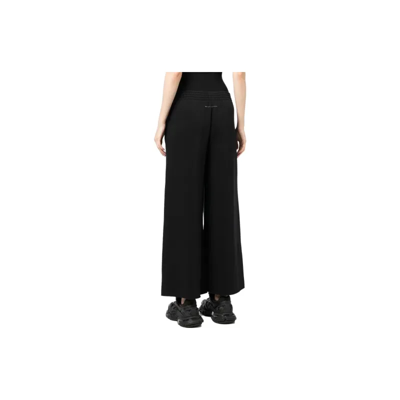 MM6 Maison Margiela Knitted Sports Pants Women's Black-2