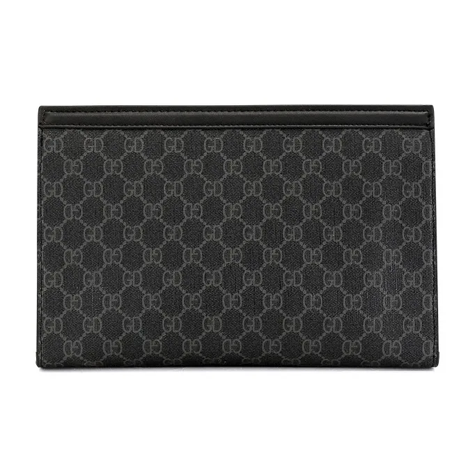 LETOO Microfiber Synthetic Leather Clutch Regular Men's Black-21
