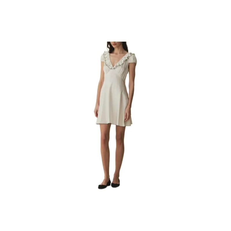 DOEN AVELYN DRESS Short-Sleeved Dresses Women's White-1