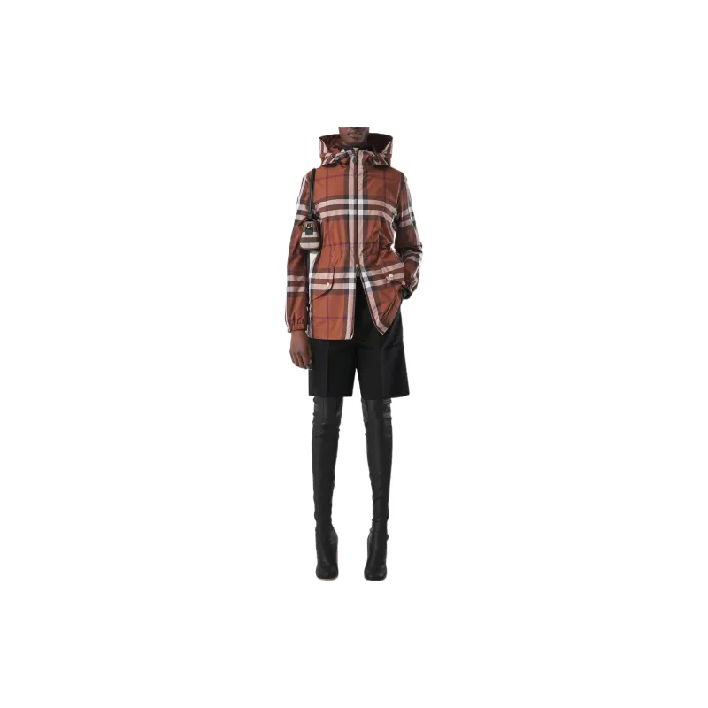 Burberry Check pattern Lightweight Parka Jacket-1