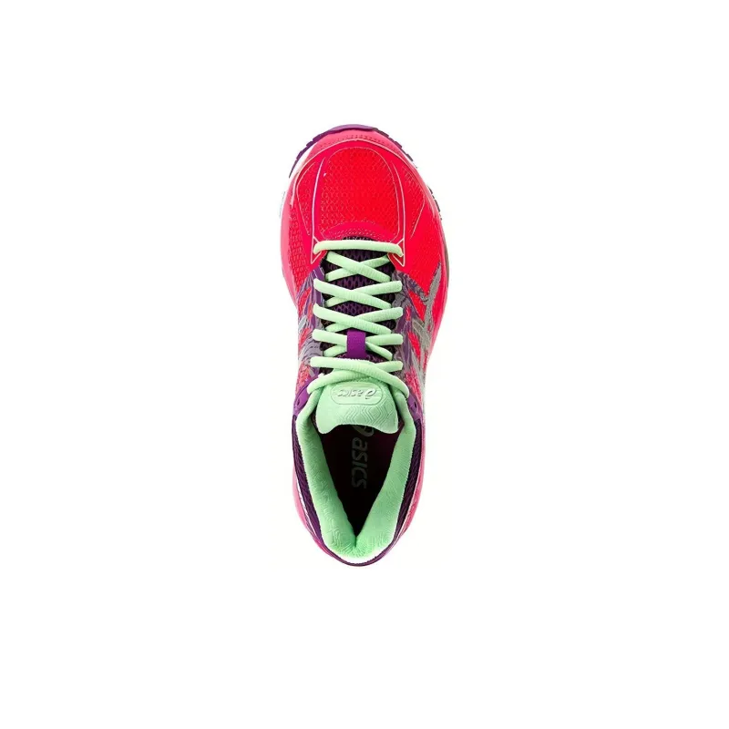 Asics Gel-Cumulus 17 Wear-Resistant Low-Top Running Shoes Women's Red-1