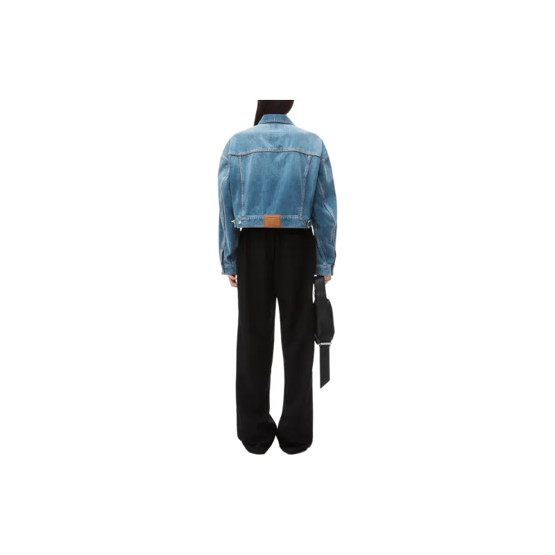 Alexander Wang Cropped Denim Jacket-2