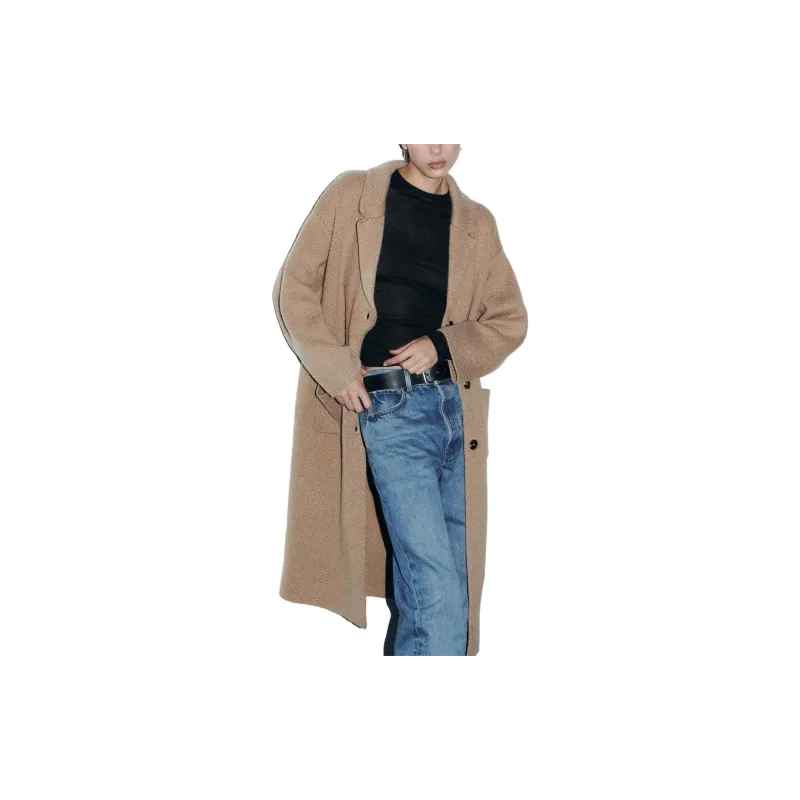 ZARA Coats Women's Brown-3
