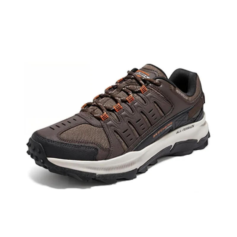 Skechers Cushioned Anti Slip Wear Resistant And Water Resistant Low Top Outdoor Shoes Men's Brown-2