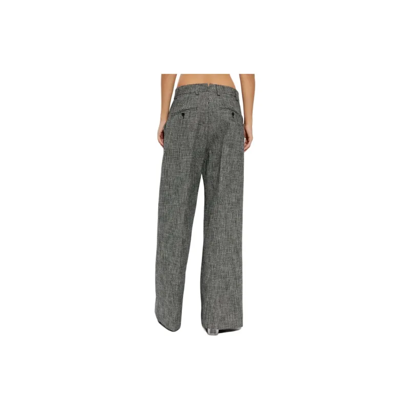 Vetements Checked Wide leg Trousers-3