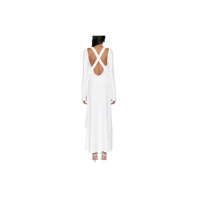 ATU BODY COUTURE Open-back Cotton Gown-2