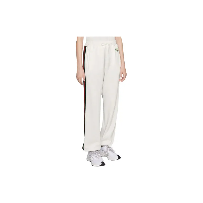 GUCCI SS23 Knitted Sweatpants Women's White-4