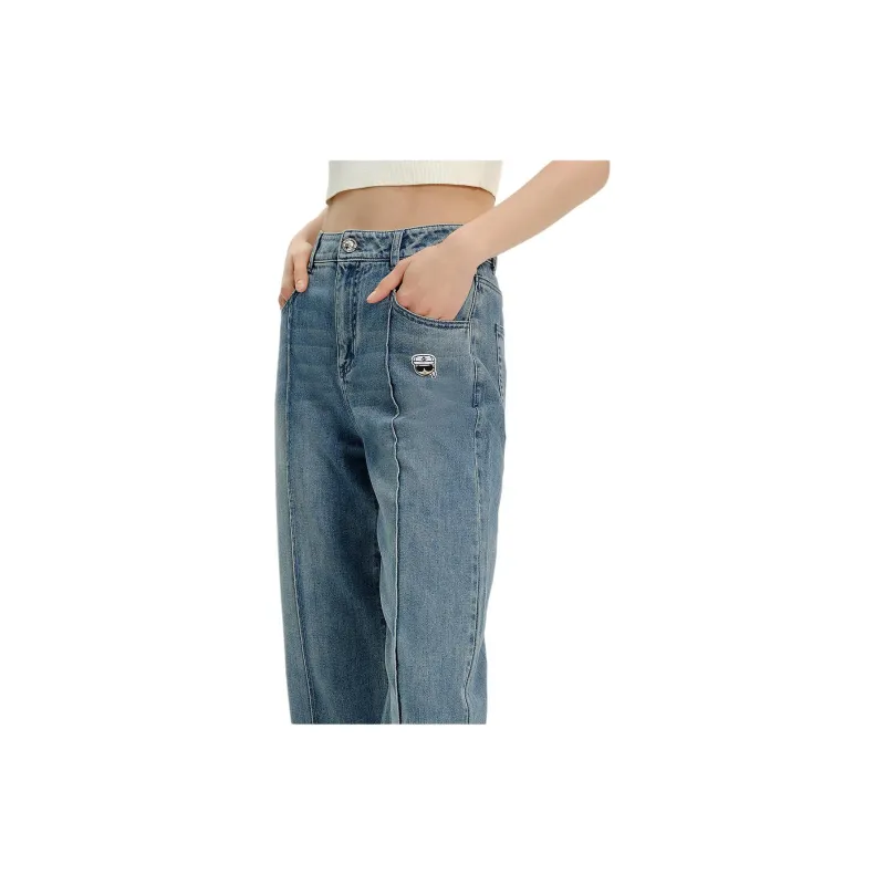 KARL LAGERFELD SS24 Jeans Women's Blue-6