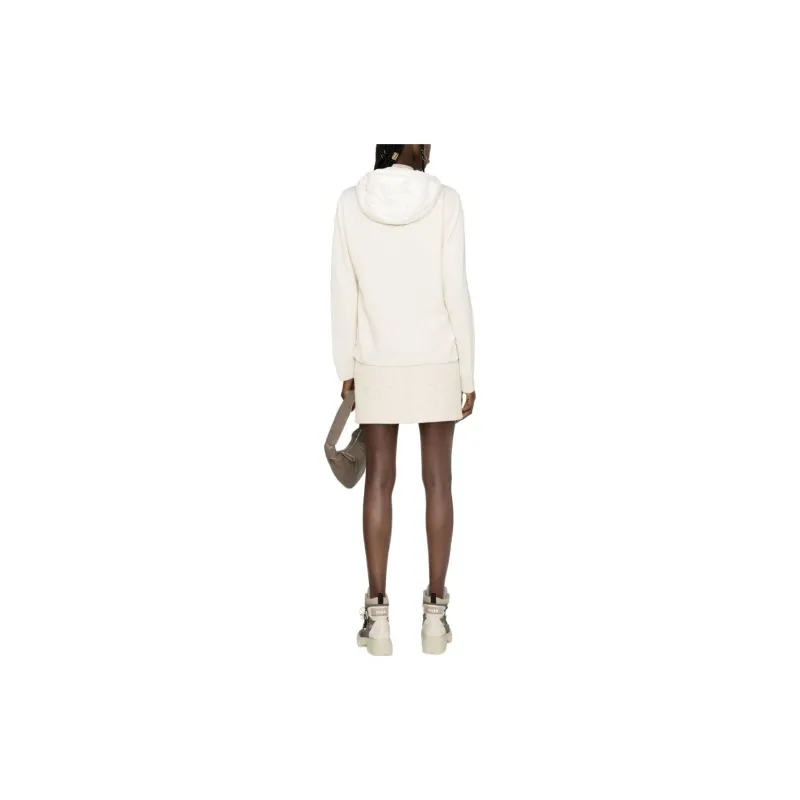 Moncler Quilted panel Hooded Cardigan-3