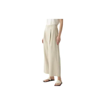 SHALLOW STREAMS Casual Pants Women's Oyster White