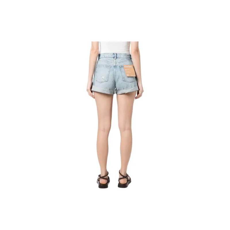 Reformation Denim Shorts Women's Blue-2