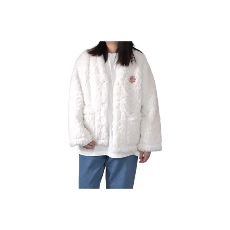 Vans Velvet feel Coat Women's Ecru-2
