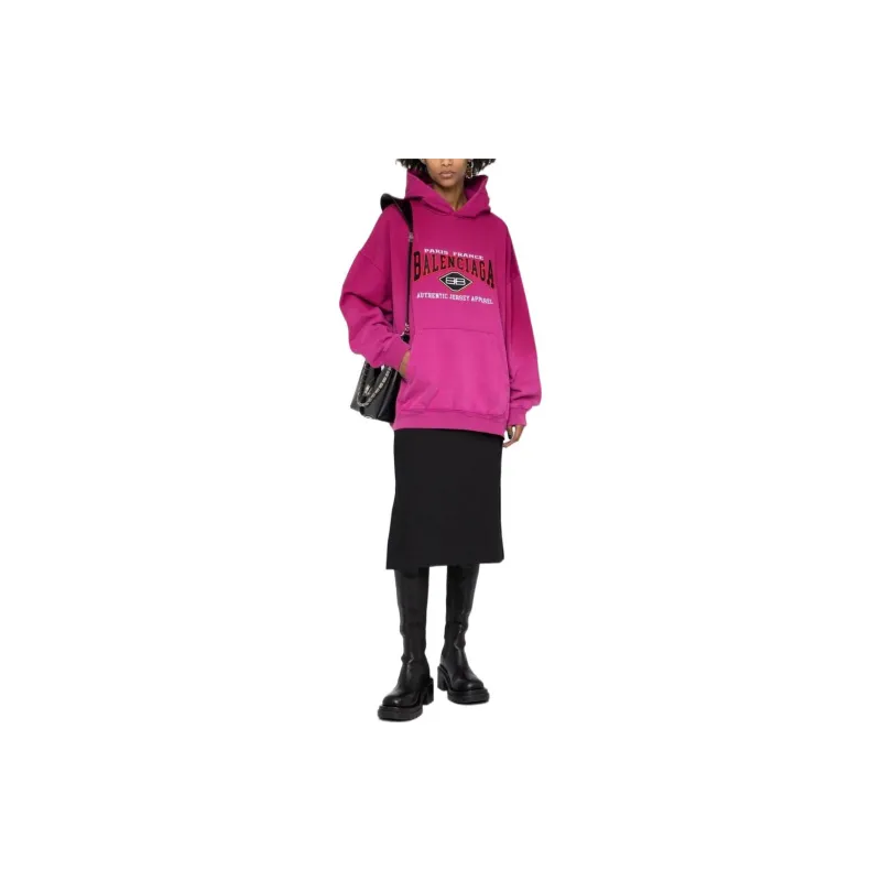 Balenciaga Authentic Medium 'Pink' Hoodie-1