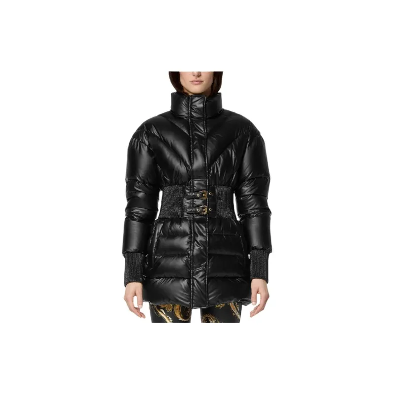VERSACE JEANS COUTURE Baroque buckle Padded Jacket-2